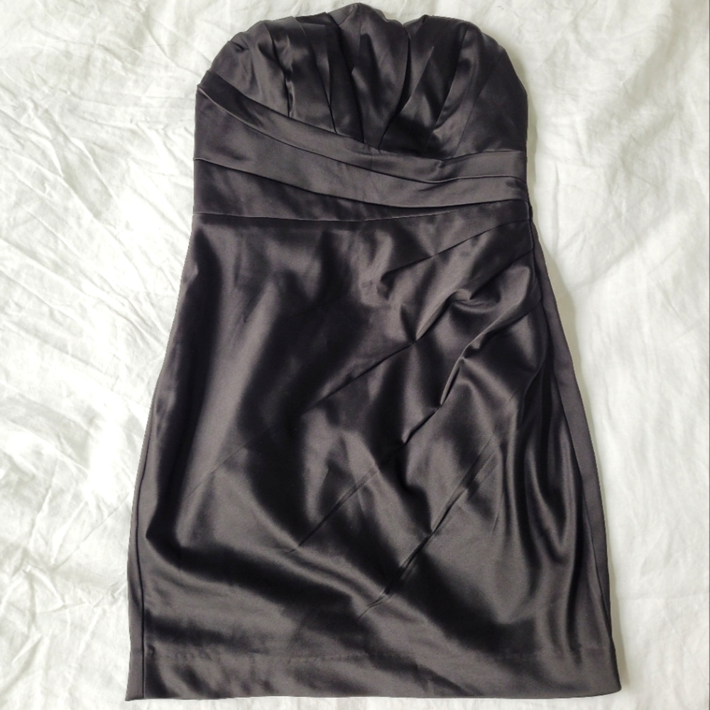 Express Black Strapless Cocktail Dress Size 6